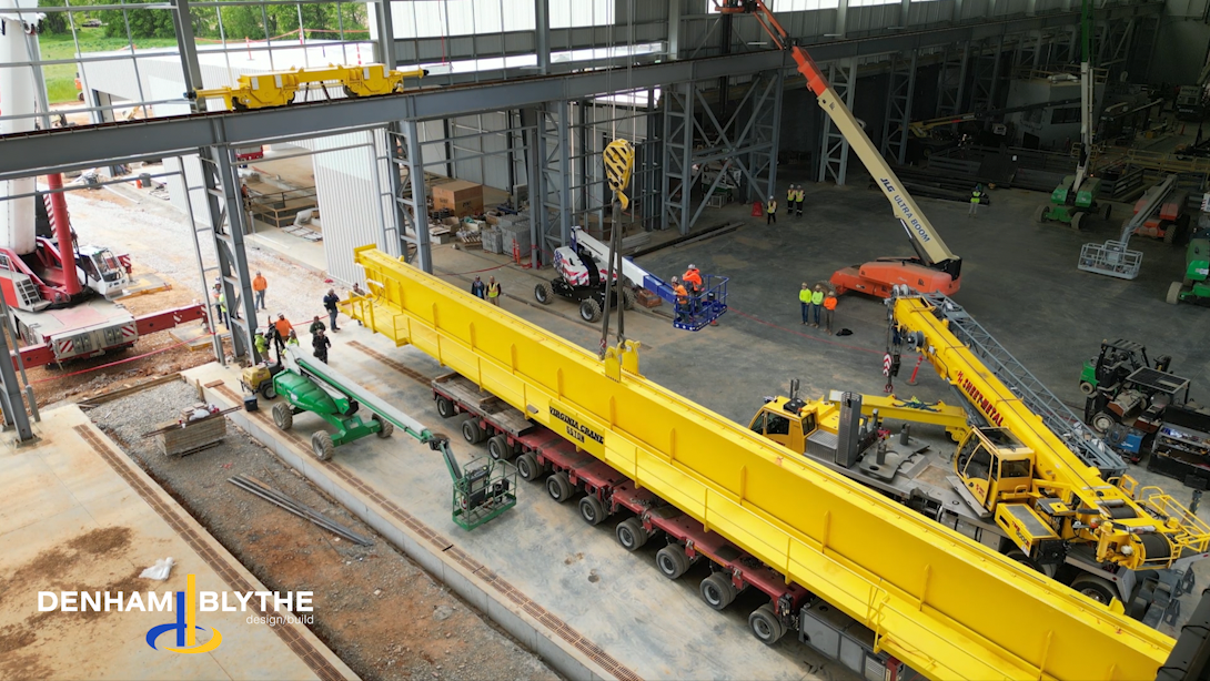 55-ton crane installed